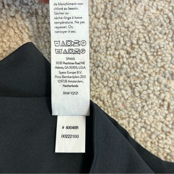 Spanx Ecocare thong black underwear panties Sz XS NWT - Picture 10 of 11